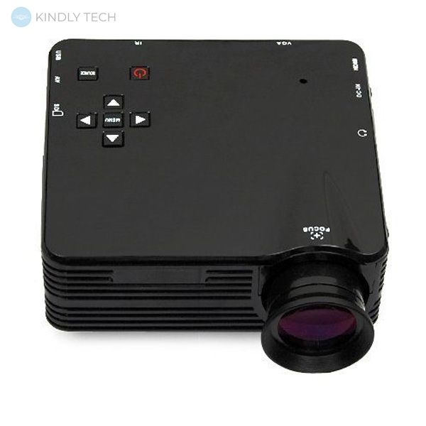 Портативний Мультимедійний LED Проектор W662 H80 Full HD, Черный