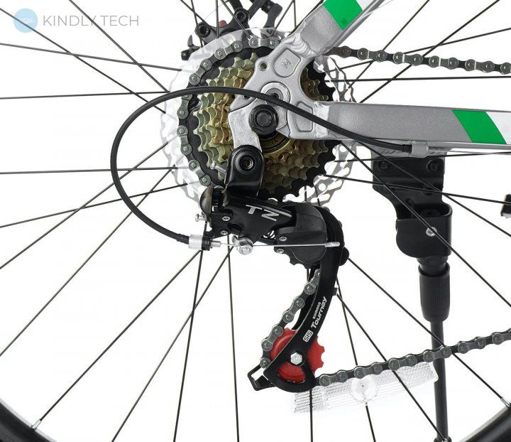 Велосипед гірський з алюмінієвою рамою KonarKA-29″18# 21S передні амортизатори, Сірий/чорний