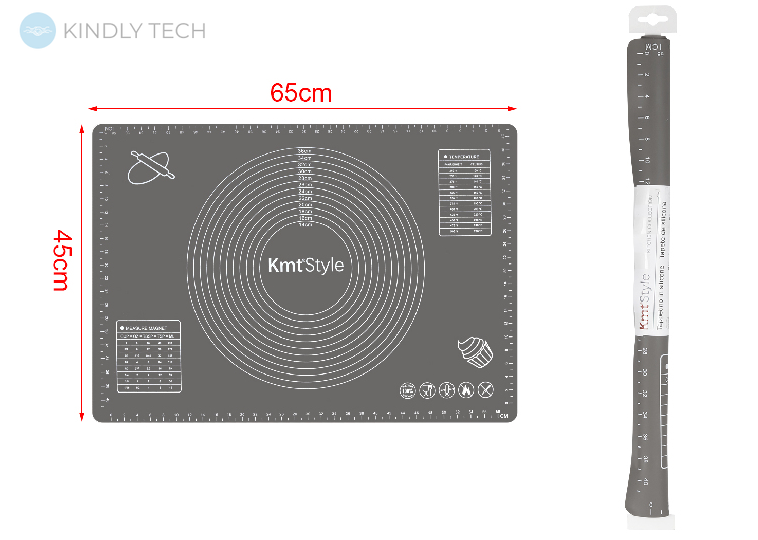 Силіконовий килимок KmtStyle 65х45см