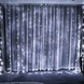 Гирлянда-водопад (Curtain-Lights) Itrains 320-W внутренняя провод прозрачный 3х2м, Белый