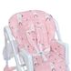 Детский регулируемый стульчик для кормления Bambi M 3233 Rabbit Girl, Розовый
