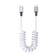 Кабель USB C to Lightning 27W (1.8m) — Veron CL13 Nylon — Black