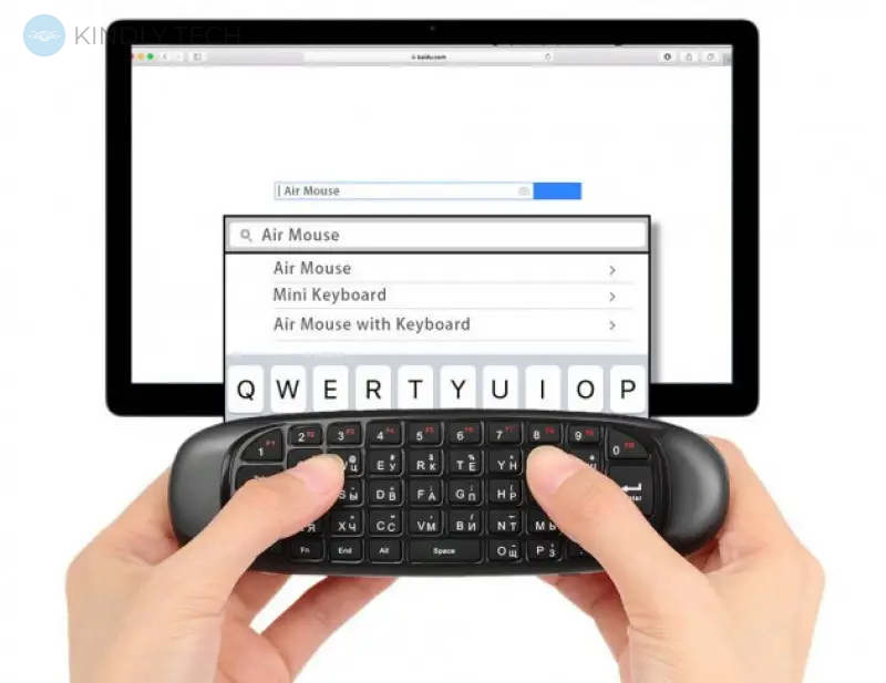 Універсальна бездротова клавіатура пульт для SMART TV з підсвічуванням C120 L 7 кольорів