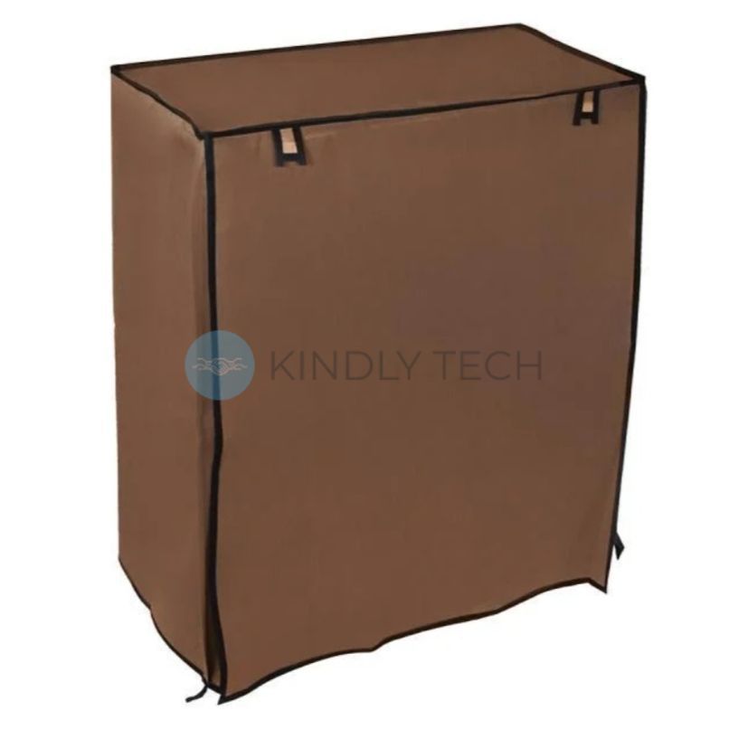 Тканинна полку для взуття Shoe Rack And Wardrobe A-5 (4 полки, 12 пар), Кавовий