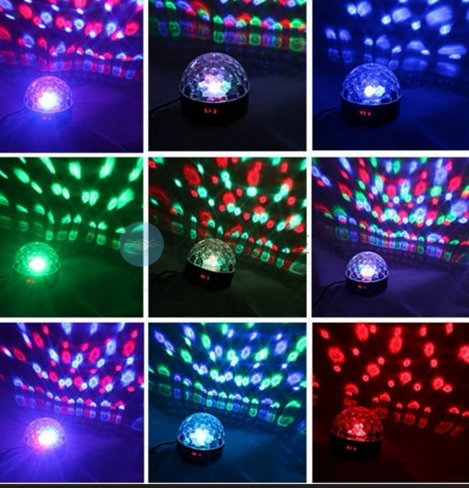 Диско-шар LED Magic з Bluetooth Чорний