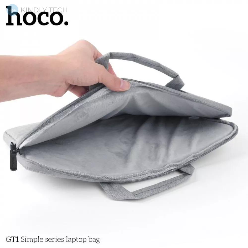 Сумка для ноутбука Чехол для ноутбуков Дипломат 14'' — Hoco GT1 — Black
