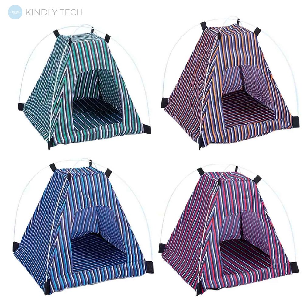 Домик для домашних питомцев складная палатка для собак и кошек, В ассортименте
