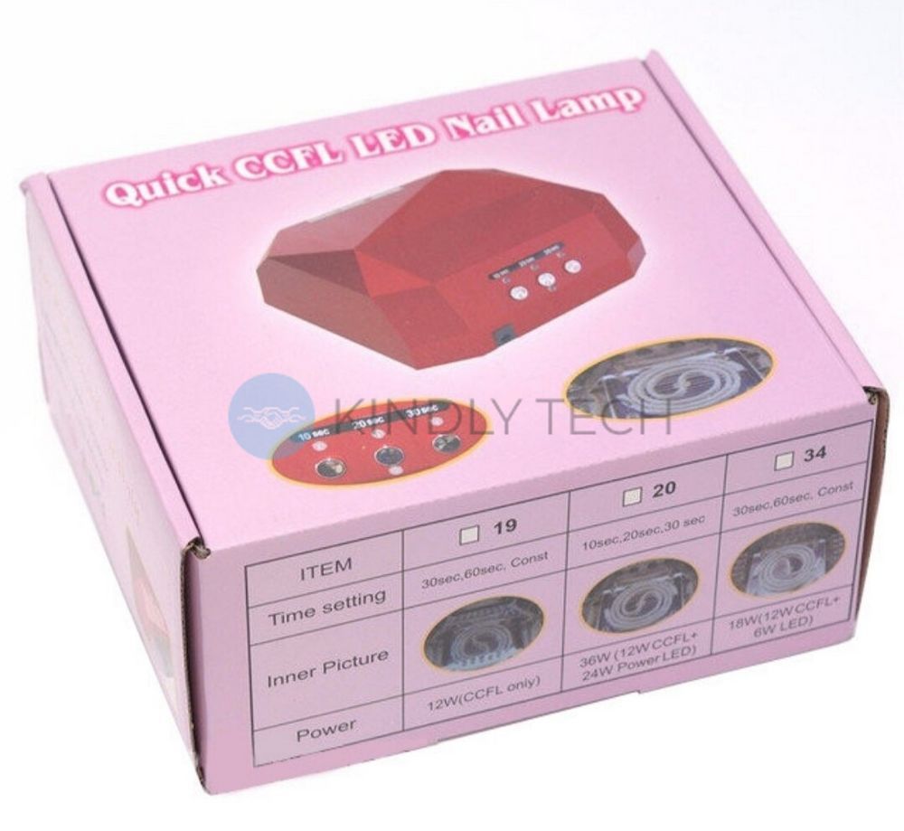 Лампа для манікюру Quick CCFL LED Nail Lamp 36W, Асортимент
