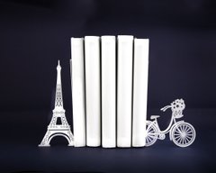 Держатели для книг «Париж, моя любовь», Белый