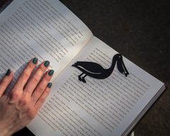 Закладка для книг «Великий пелікан», Чорний
