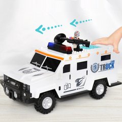 Электронная копилка-сейф Машинка LEGO с кодовым замком и сканером отпечатка пальца Hammer white