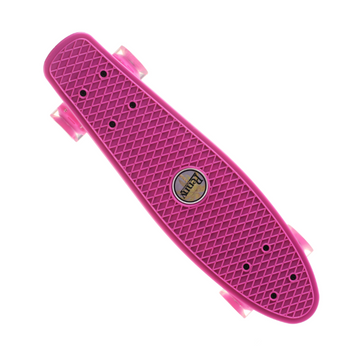 Скейт Пенни Борд (Penny Board) со светящимися колесами, Pink