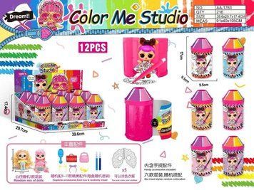 Лялька ЛОЛ олівець Color Me Studio АА-1763, в асортименті