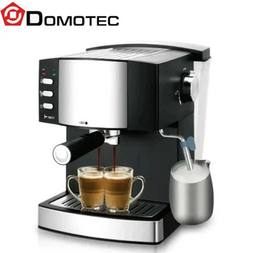 Кофеварка рожковая Domotec MS-113, 850 Вт, 1,6 л, 15 бар