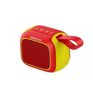 Беспроводная колонка Bluetooth Hopestar A22 red with yellow