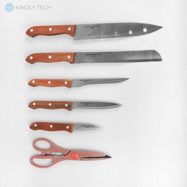 Набор кухонных ножей Maestro Basic MR-1401 (7 предметов)