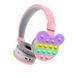 Детские беспроводные наушники AKZ-K30 Pop It розовые