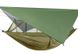 Гамак підвісний туристичний з москітною сіткою та тентом 270х150 см, Олива