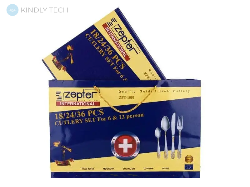 Набір столових приладів Zepter (24 предмети) ZPT-1001