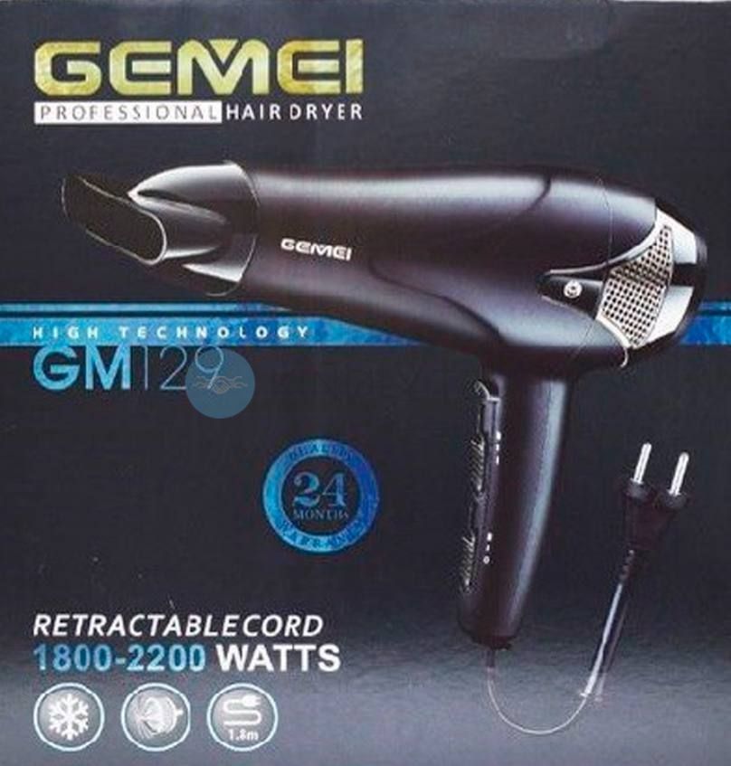Фен для волосся Gemei GM-129 2200Вт