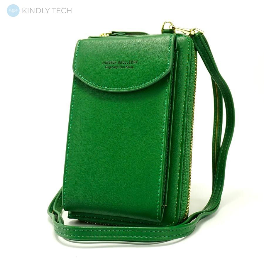 Жіночий гаманець-клатч Wallerry ZL8591 Зелений