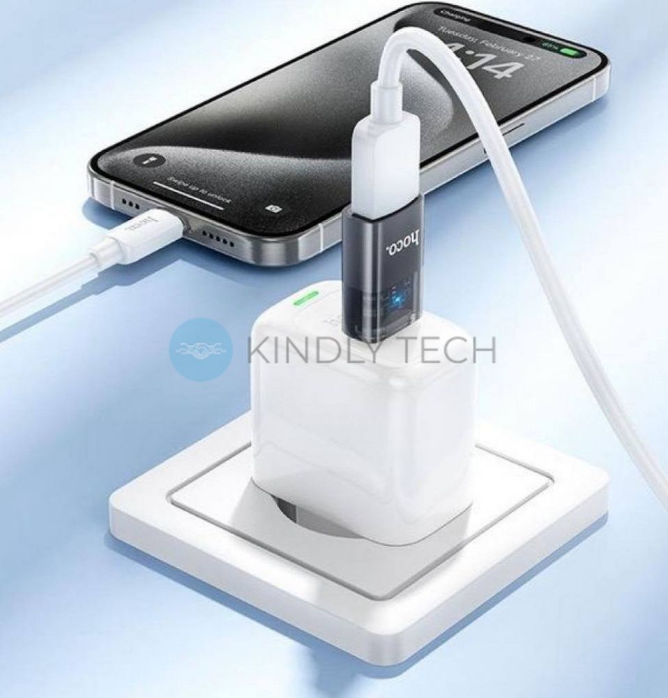 Універсальний OTG адаптер USB-C на USB Hoco UA36B &mdash; Black