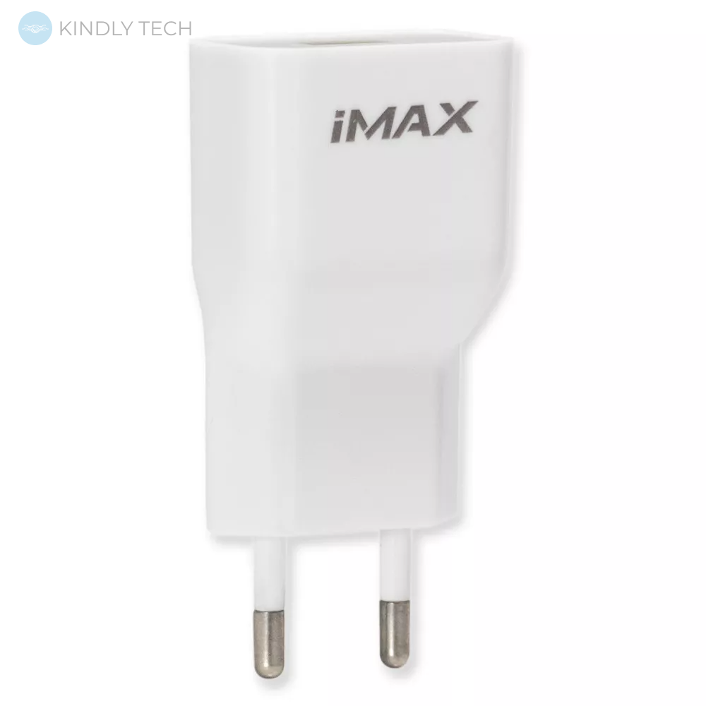 Мережевий зарядний пристрій 2.0A 1U | Micro Cable (1m) - iMax White