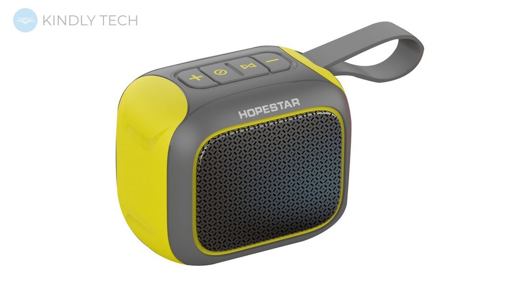 Беспроводная колонка Bluetooth Hopestar A22 gray and yellow
