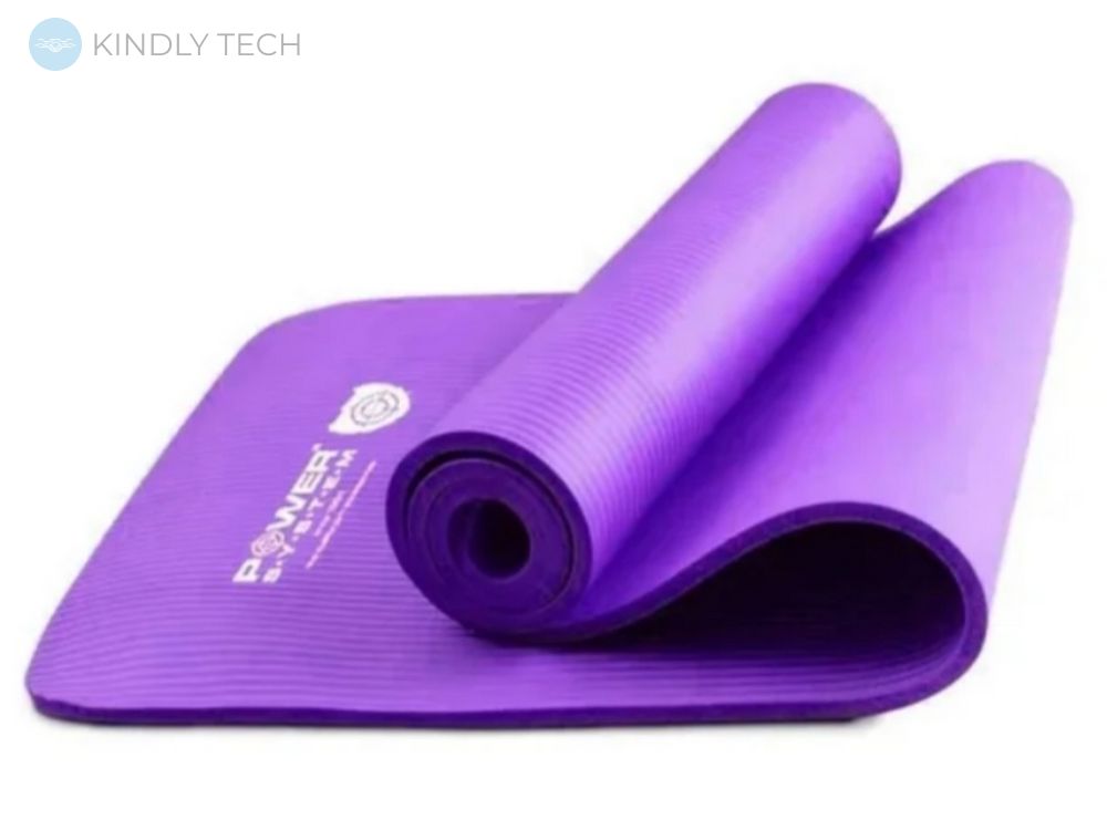 Коврик для йоги Power System Fitness Yoga, Violet