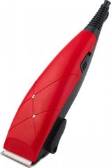 Професійна машинка для стрижки волосся Maestro MR-654C з насадками, Червона