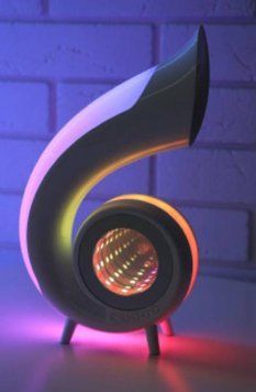 Настольная Bluetooth-колонка-ночник G69 Pro LED Lyrics RGB(16+1)