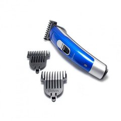 Акумуляторна машинка для стрижки волосся Gemei GM-6046 Синя