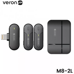 Беспроводной микрофон для телефона c кейсом зарядки Lightning — Veron M8-2L