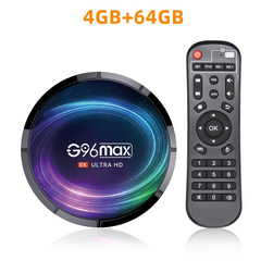 Приставка TV-BOX G96 Max X4 8K UltraHD (Android 11 4/64) (WiFi 2.4/5Gz) (Bt 5.0) (USB 2.0/3.0)