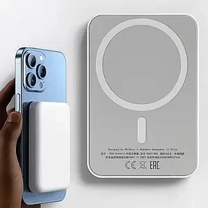 Магнітний повербанк MagSafe 10000 mAh 20W Type-C для iPhone 12&ndash;16, бездротовий, чорний