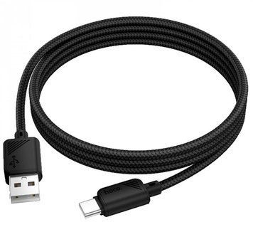 Кабель USB C 2.4A (1m) Hoco X113 &mdash; Black