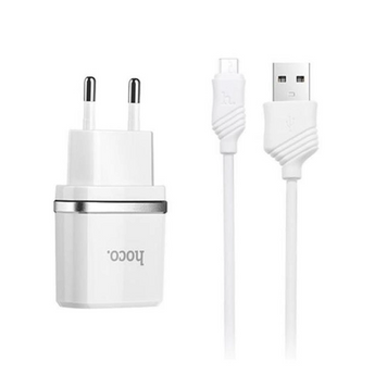 Сетевое зарядное устройство + Кабель Micro USB Hoco C11