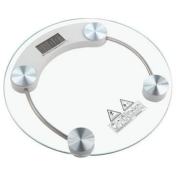Круглые напольные весы Personal Scale 2003A скляні електронні до 180 кг
