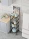 Стелаж напольный Hook Storage Rack, 5 полок, Черный