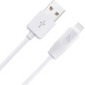 Кабель заряджання 3м, Lightning HOCO X1, Білий