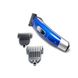 Акумуляторна машинка для стрижки волосся Gemei GM-6046 Синя