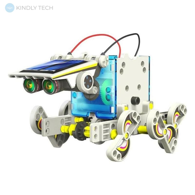 Конструктор Solar Robot на сонячних батареях і моторчиком 14 в 1