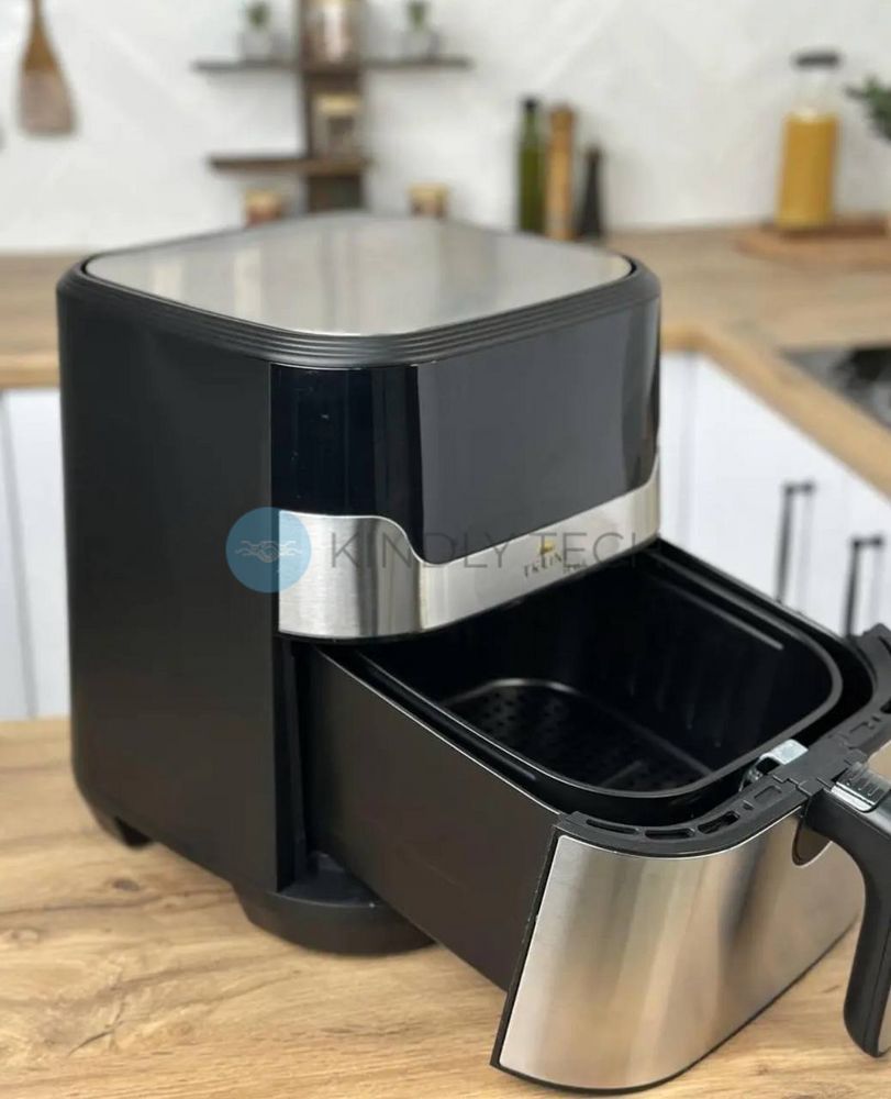 Аерофритюрниця T.K.Line TK00266, 12 л, 4200 Вт, 2 ТЕНи