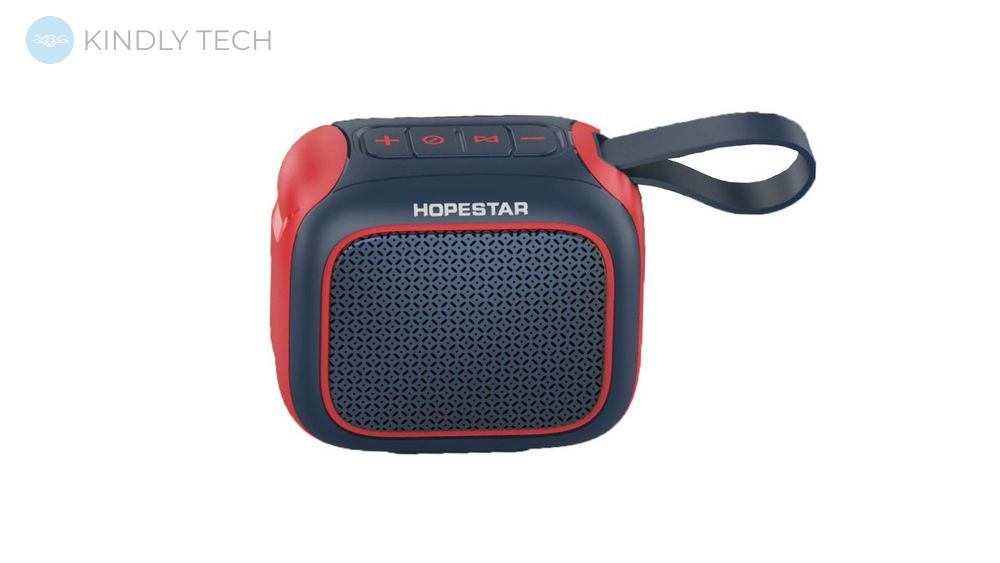 Беспроводная колонка Bluetooth Hopestar A22 blue with red