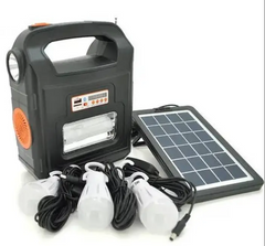 Аккумуляторный фонарь для дома с солнечной панелью Everton RT-910BT