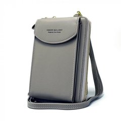 Женский кошелек-клатч Wallerry ZL8591 Серый