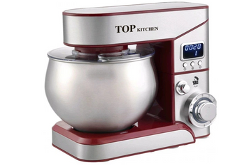 Планетарний міксер тістоміс Top Kitchen Tk00224, 6л з LCD дисплеєм, 4000W,Червоний