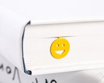 Закладка для книг &laquo;Смайл&raquo;, Жёлтый