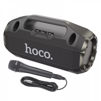 Портативная Bluetooth колонка Hoco HA3 Drum &mdash; Black