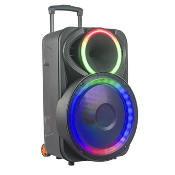 Потужна портативна Bluetooth-колонка KOLAV-F1230 12&rdquo; з підсвіткою та пультом керування